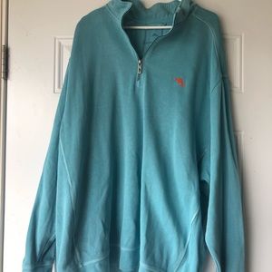 Light Blue 3/4 zip Tommy Bahama